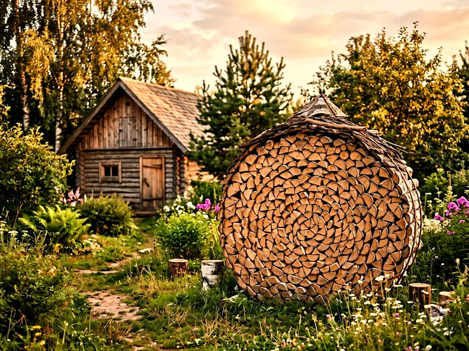 Дуб + укладка в дровник, Черноголовка, проезд Набережная, 36Д